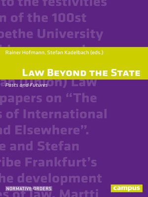 cover image of Law Beyond the State